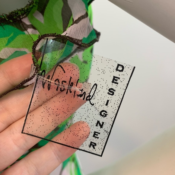 Y2K Diane Von Furstenberg Silk Top - Picture 5 of 7